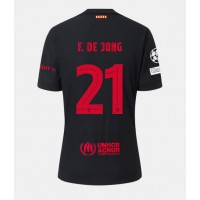 Dres Barcelona Frenkie de Jong #21 Gostujuci 2024-25 Kratak Rukav